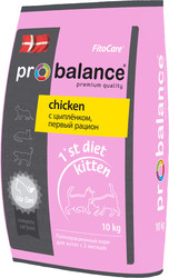Корм для кошек Probalance 1st Diet Kitten 10 кг
