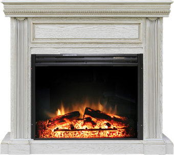 Каминокомплект Smolcom Koln MB/JUP/SYM26 с Royal Flame Jupiter FX New (белый дуб)