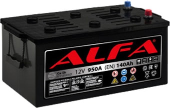Автомобильный аккумулятор ALFA Hybrid 140 L (140 А&middot;ч)