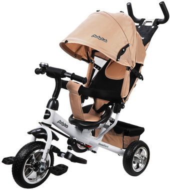Детский велосипед Moby Kids Comfort 10x8 EVA (бежевый)