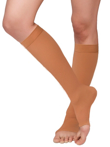 Гольфы компрессионные Польза 3001 ниже колена 2 кл.к. (р.3 (M), рост2, бежевый хлопок)