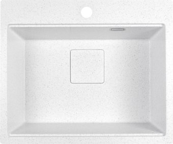 Кухонная мойка Marblan Comfort 60 (серый, с сифоном)