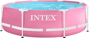 Каркасный бассейн Intex Pink Metal Frame 28290 (244х76 см)