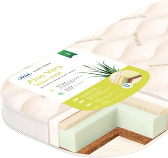 Матрас Плитекс Aloe vera Semi Oval 119x60 AB-20/2