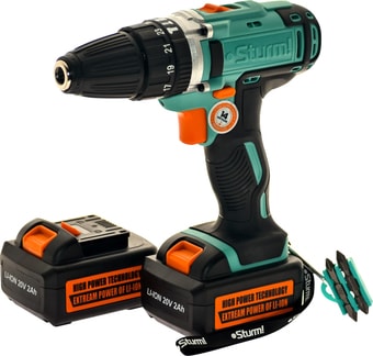 Дрель-шуруповерт Sturm CD3220LI (с 2-мя АКБ, кейс)