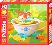 Мозаика/пазл Айрис-Пресс IQ Макси. Фея в чашке 2+ 9785811272662 (20эл)