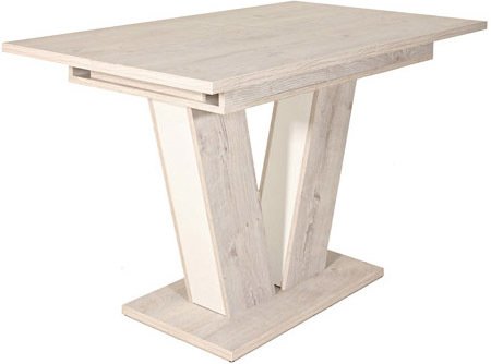 Кухонный стол ЭлиГард Kai 118-157x76x72 (дуб монтерей)