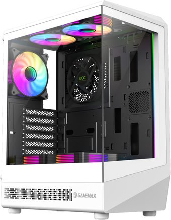 Корпус GameMax Vista COC WH (белый)