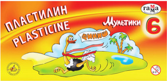 Пластилин Гамма Мультики 280015 (6 цв)