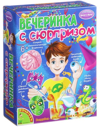 Набор для опытов Bondibon Науки с Буки Вечеринка с сюрпризом ВВ1550