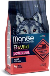 Сухой корм для собак Monge BWild Adult Deer (2.5 кг)