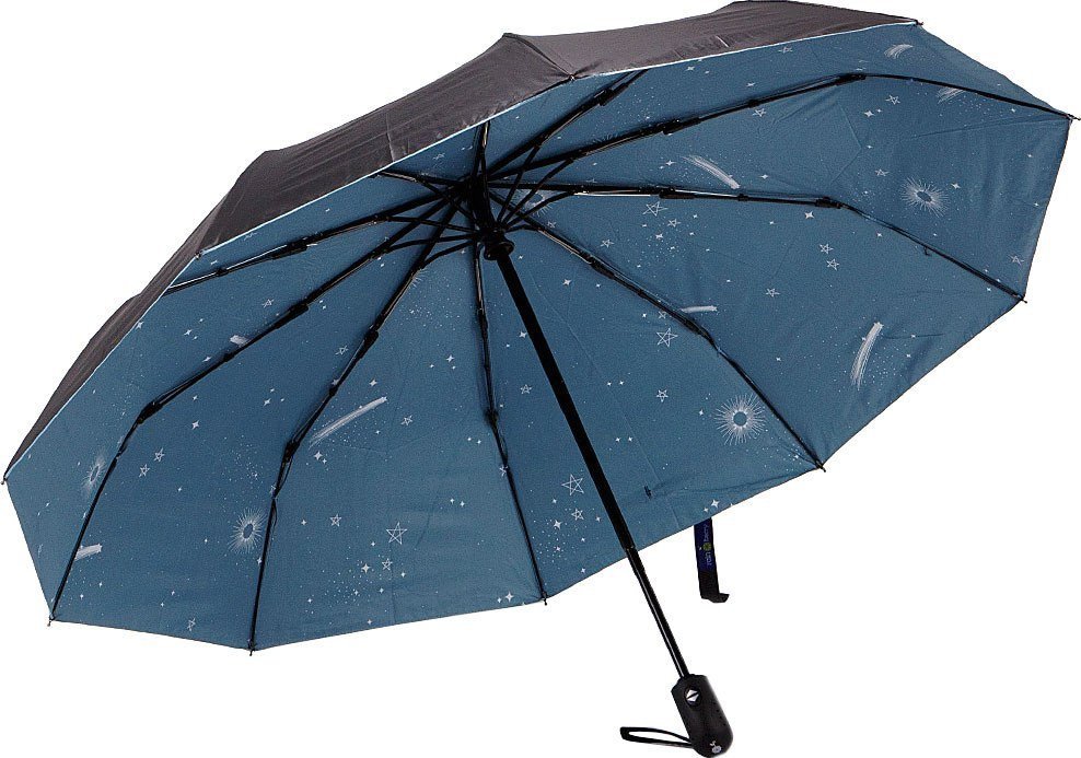 Зонт Rain Berry 734-23335.1 (черный/голубой)