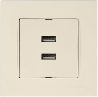 Розетка USB Mutlusan Rita 2220 449 0102