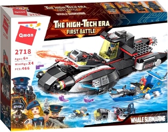 Конструктор Qman The High-Tech Era 2718 Военный корабль