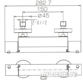 Смеситель Bravat Stream F93984C-01B