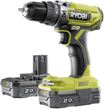 Ударный шуруповерт Ryobi R18PD2-220S 5133004459 (с 2-мя АКБ, сумка)