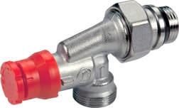 Запорная арматура Giacomini Термостатический угловой осевой клапан с преднастрой. R415PX242