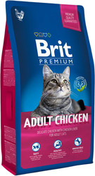 Корм для кошек Brit Premium Cat Adult Chicken 8 кг