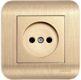Розетка Luxar Deco 10.020.05 (шампань)
