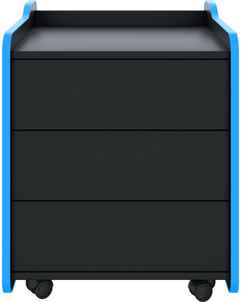 Тумба VMM Game Case 50 Black Blue CS-2BKBE (черный/синий)