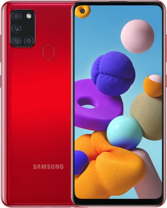 Смартфон Samsung Galaxy A21s SM-A217F/DSN 3GB/32GB (красный)