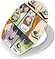 Сиденье для унитаза Bisk Yucca Foto 05832 (комикс)