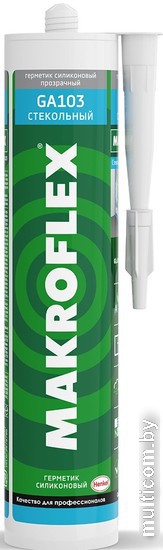 Герметик Makroflex GA103 для стекла 300 мл (прозрачный)