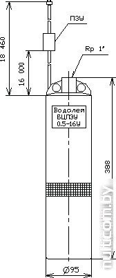 Насос Водолей БЦПЭУ 0,5-16 У