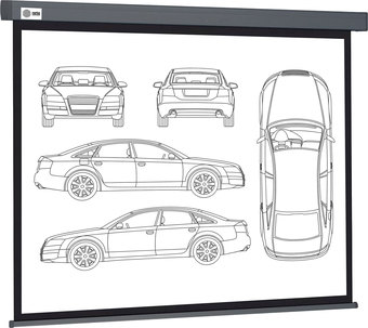 Проекционный экран CACTUS Wallscreen 168x299 CS-PSW-168X299-SG