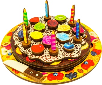 Мозаика/пазл Нескучные игры Торт 7922