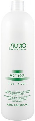Окислитель Kapous Professional ActiOx эмульсия с экстрактом женьшеня и протеинами 1,5% 1 л