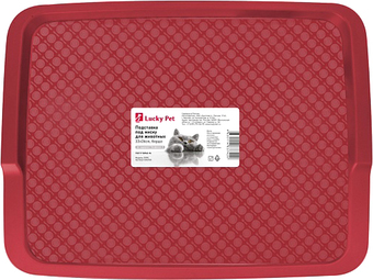 Подставка для мисок Lucky Pet 434213321 (бордовый)
