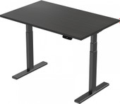 Стол Smartstol 120x80x3.6 (черный/венге 138)
