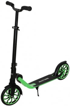 Самокат X-Match Mustang 641469 (черный/зеленый)