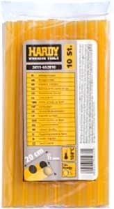 Клеевые стержни Hardy 2411-663035 (10 шт, желтый)