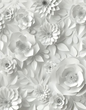 Фотообои Citydecor Цветы модерн 3D с защитным покрытием 200x254