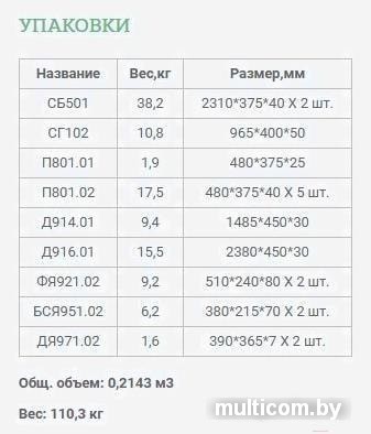 Шкаф-витрина Уют Сервис Гарун-К 502.11 (молочный дуб)