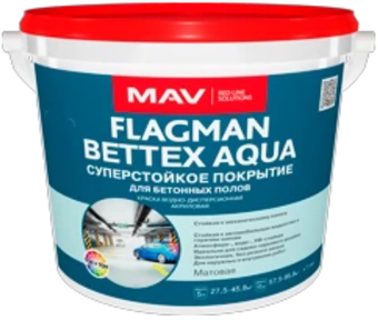 Краска Flagman Bettex Aqua 1 л (светло-серый матовый)