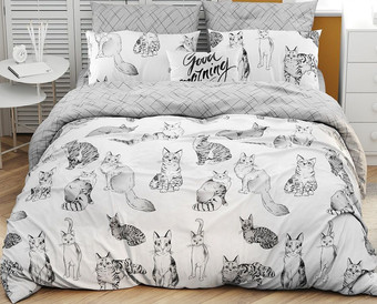 Постельное белье Luxor Тинейджер Кошки (поплин)