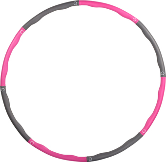 Массажный обруч Indigo IN301 (розовый/серый)