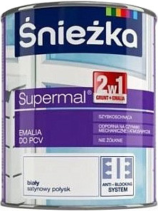 Эмаль Sniezka Supermal Эмаль для ПВХ 0.75 л (белый)