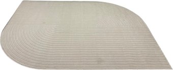 Ковер для жилой комнаты Radjab Carpet Сканди Сизаль Прямоугольник 10980A 13051RK (2.4x3.4, Beige/Beige)