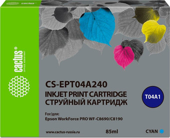 Картридж CACTUS CS-EPT04A240 (аналог Epson EPT04A240)