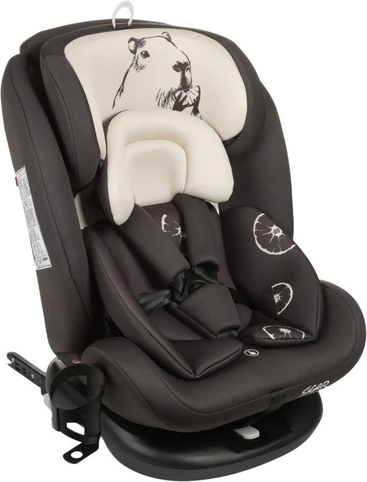 Детское автокресло Siger Престиж Isofix Lux KRES4060 (капибара)