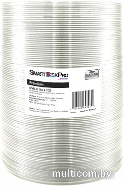 DVD-R диск SmartDisk 4.7GB 16x 69827 (100 шт.)