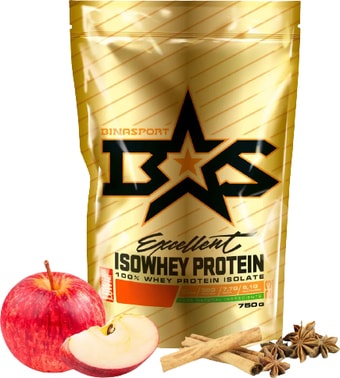 Протеин Binasport Excellent Isowhey Protein (750г, яблоко/корица)
