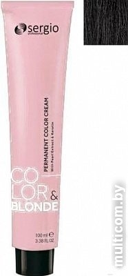 Sergio Professional Color&Blonde 4.1 коричневый пепельный