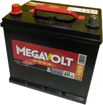 Автомобильный аккумулятор Senfineco Megavolt Asia +L (60 А·ч)