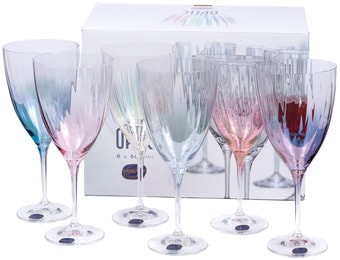 Набор бокалов для вина Bohemia Crystal Kate Optic 40796/D4882/22/500