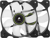 Кулер для корпуса Corsair Air SP140 LED Green Twin Pack (CO-9050037-WW)